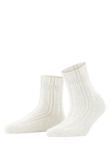 47470 Angora Bedsock Fluffy Angora Blend Slipper Sock - 2049 Cream